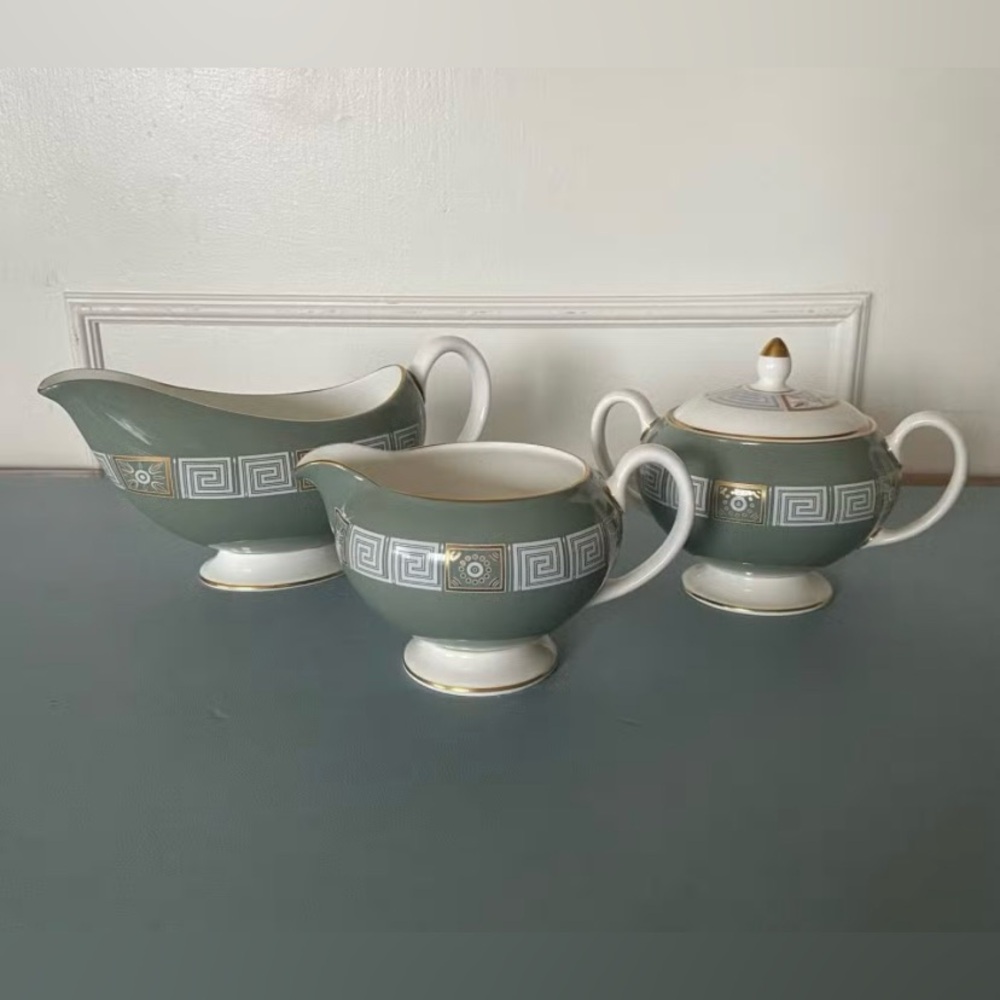 Wedgwood Asia Bone China Gravy Cream Sugar Set
